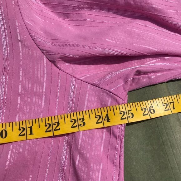Women’s Pink Button Down Blouse - Picture 9 of 10